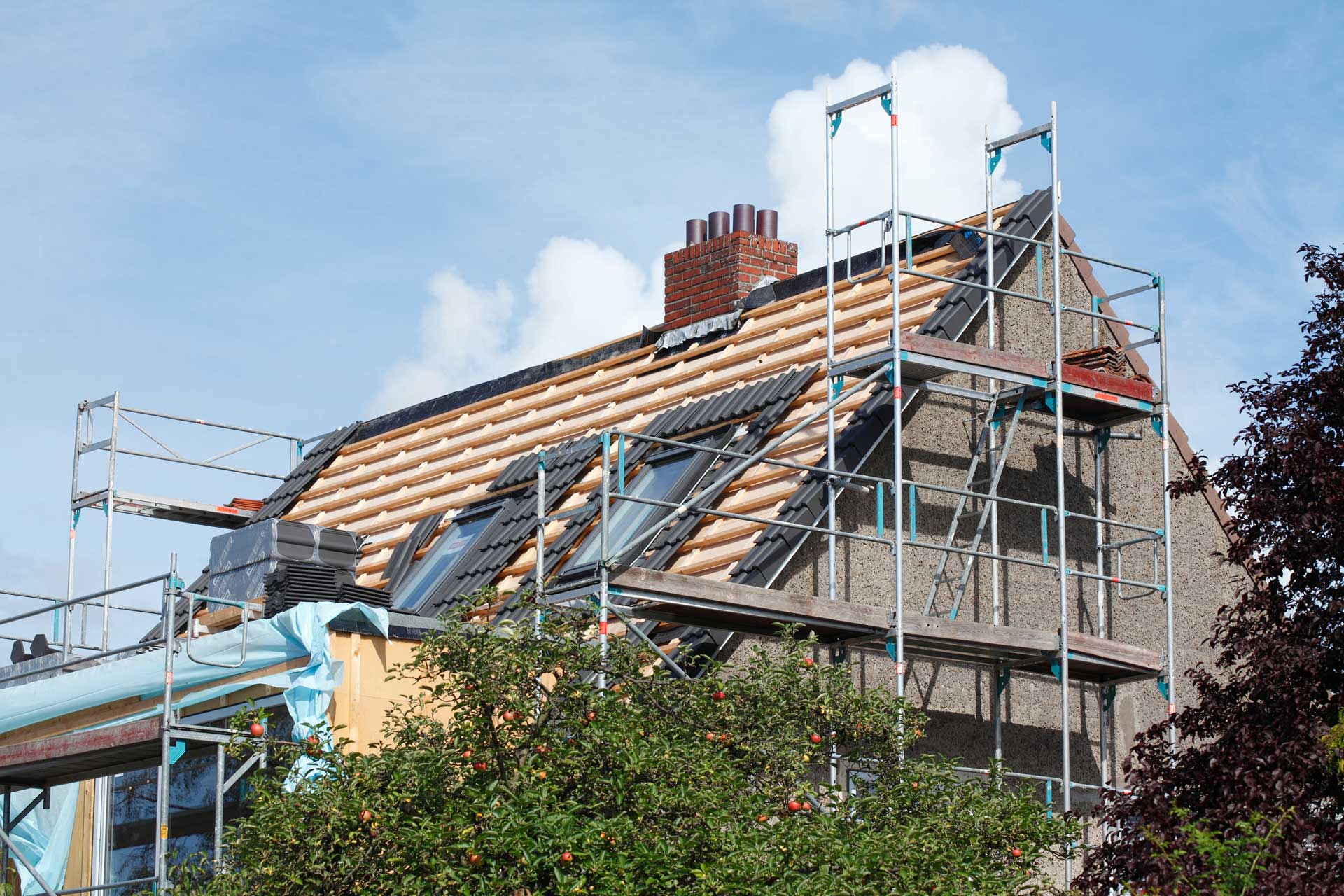 Dachsanierung bei älterem Einfamilienhaus, Sanierungsanforderungen