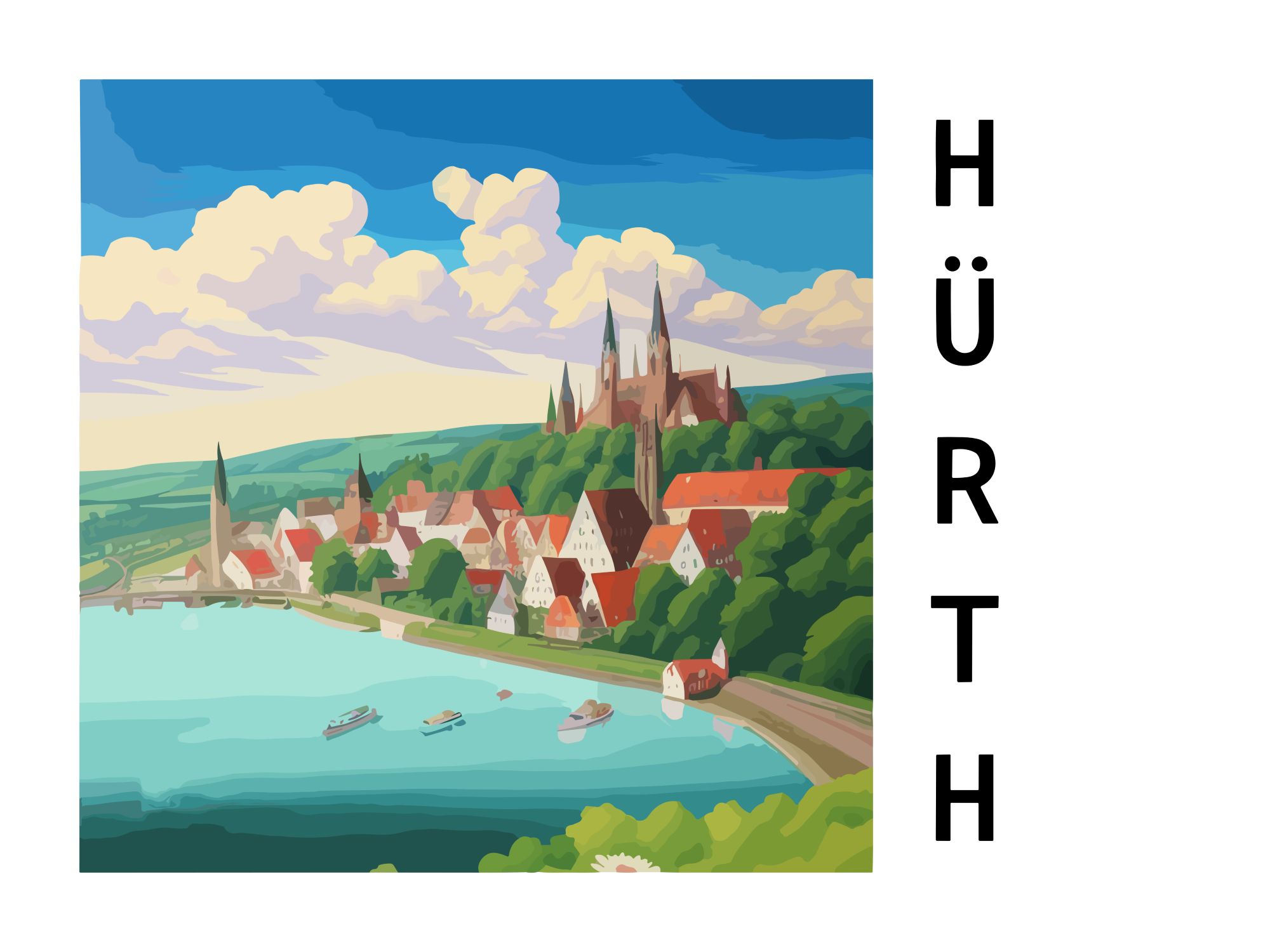 Grafik von Hürth